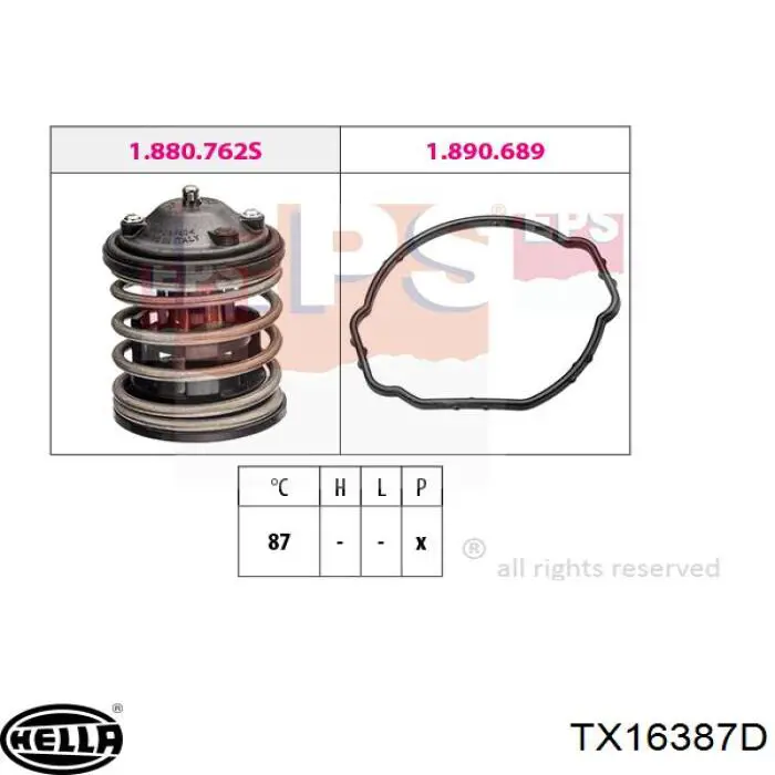 Термостат в корпусе Toyota SU00400002 цена, от 50.21 USD