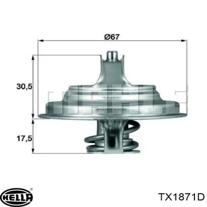 TX1871D HELLA Авто термостат