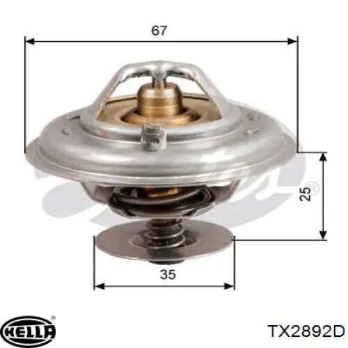 Термостат TX2892D HELLA