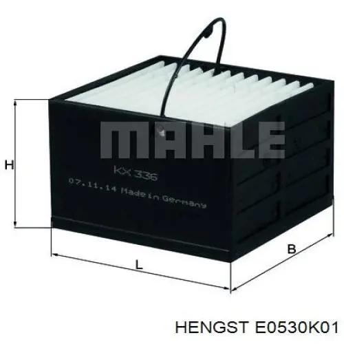 Топливный фильтр E0530K01 Hengst