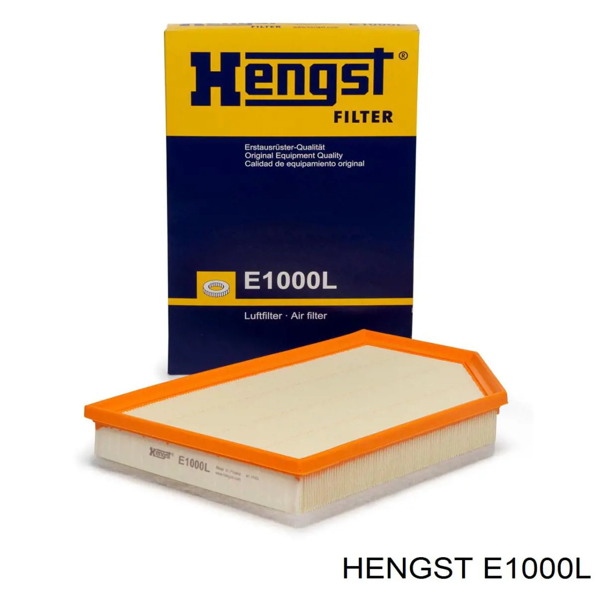 Filtro de aire E1000L Hengst