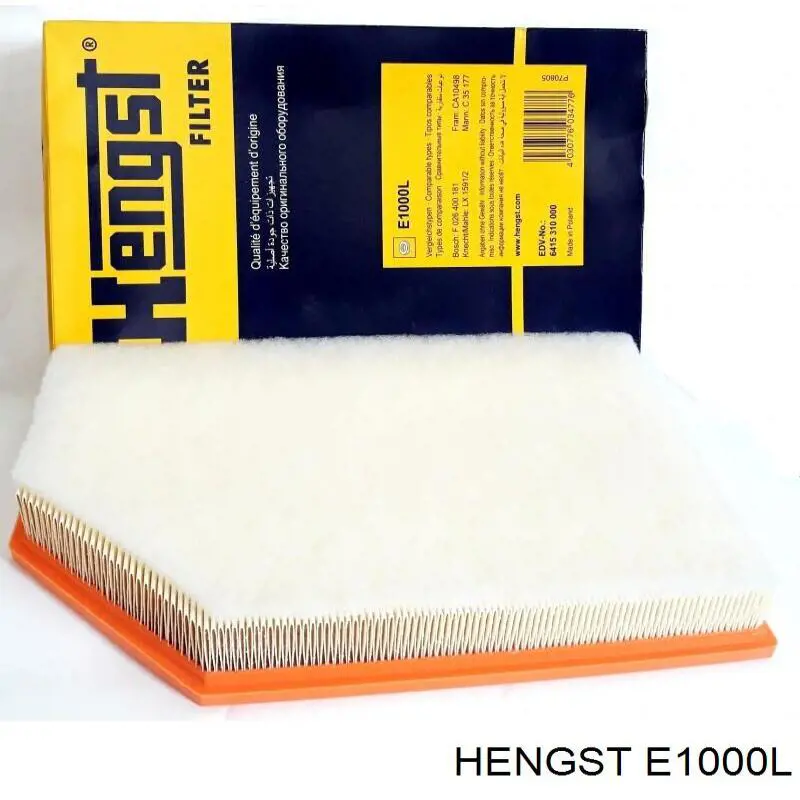 Купить E1000L Hengst Автомобильный фильтр воздуха