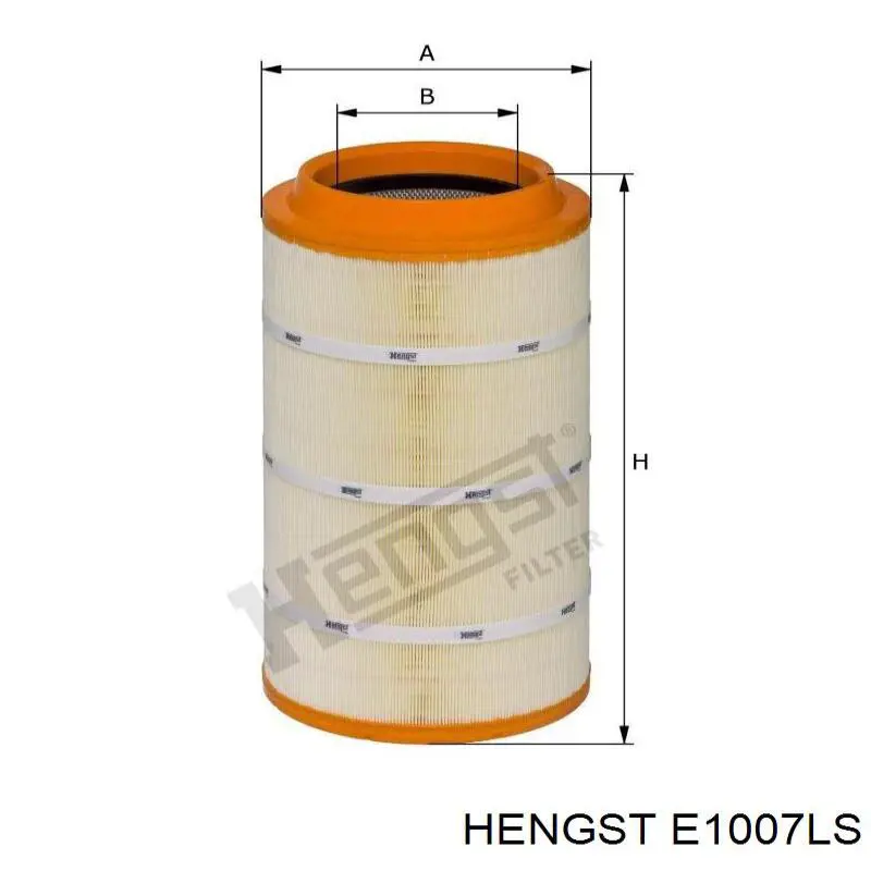 Фильтр воздушный насоса подачи вторичного воздуха Hengst E1007LS