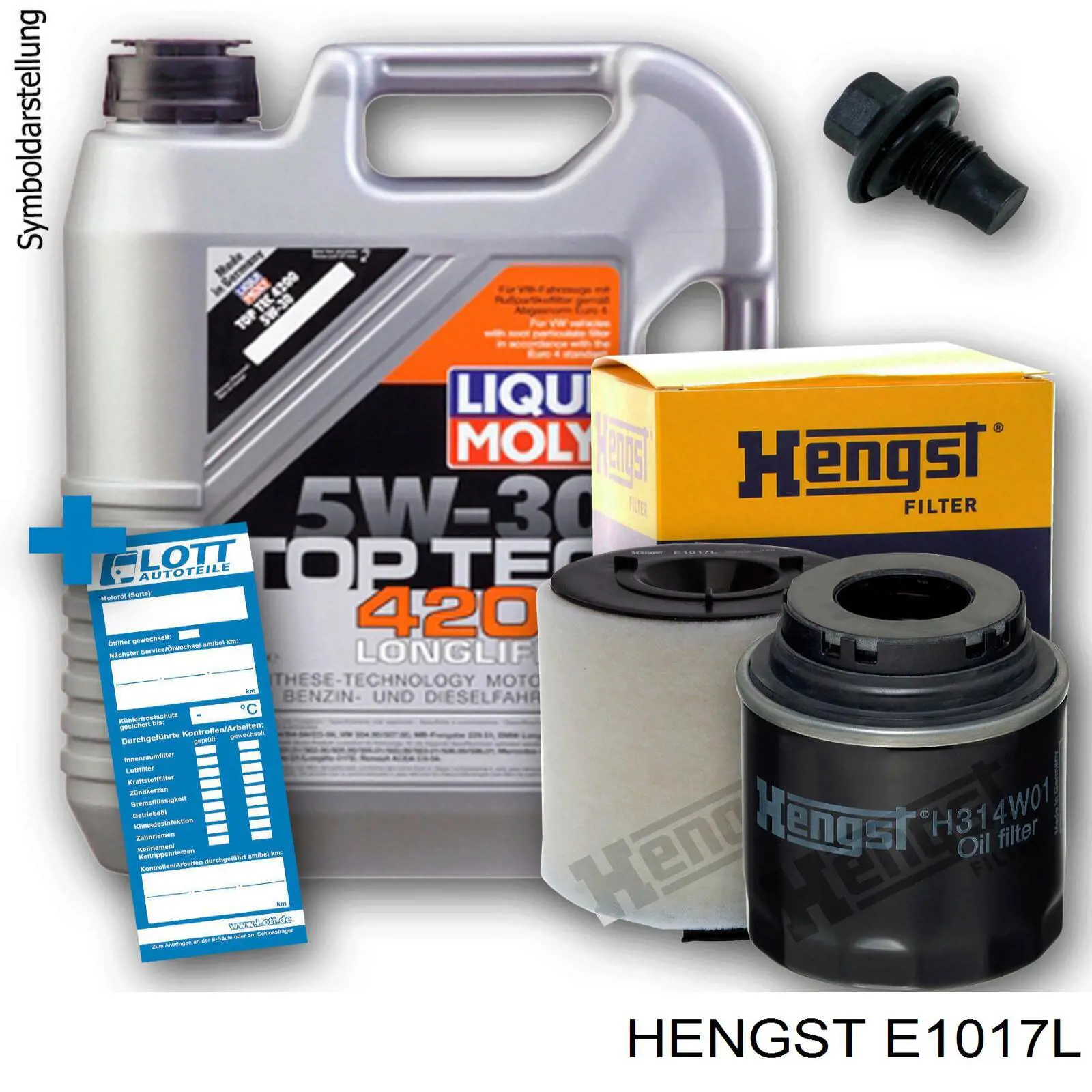 Воздушный фильтр E1017L Hengst