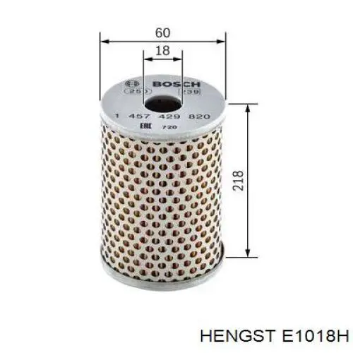 E1018H Hengst фильтр гур