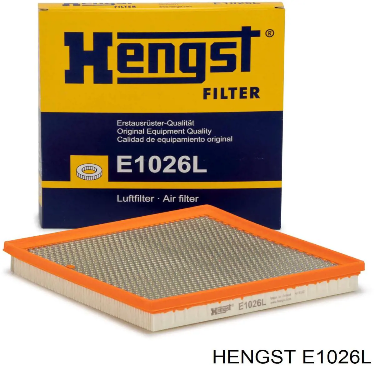 Filtro de aire E1026L Hengst