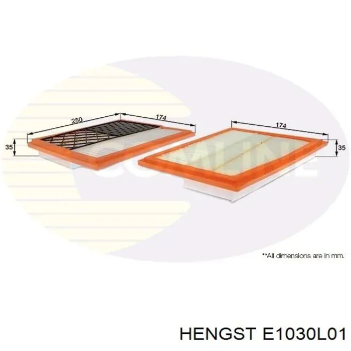 Элемент воздушного фильтра Hengst E1030L01 цена, от 16.86 USD