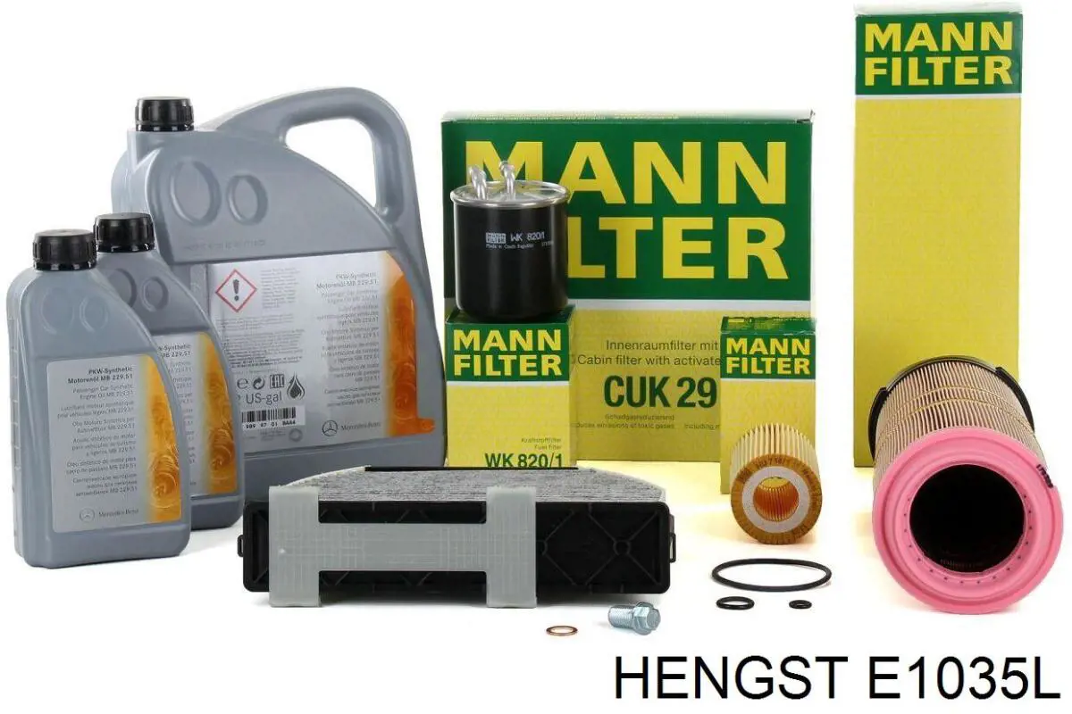 Воздушный фильтр E1035L Hengst