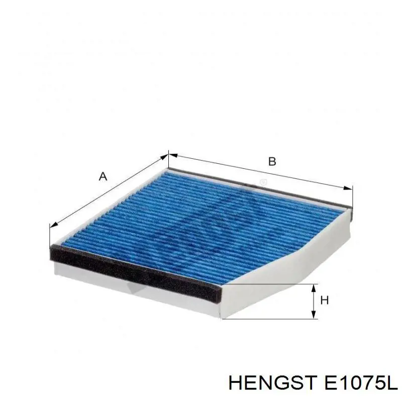 Элемент воздушного фильтра Hengst E1075L цена, от 16.40 USD