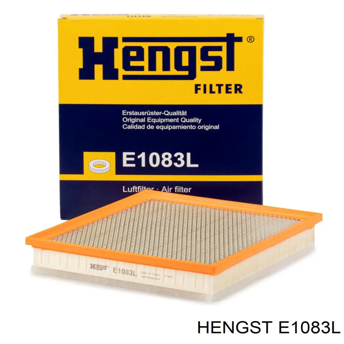 Элемент воздушного фильтра Hengst E1083L цена, от 15.00 USD