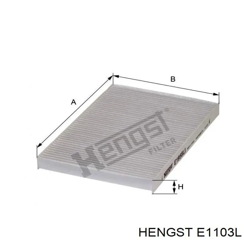 E1103L Hengst Воздушный фильтр двигателя