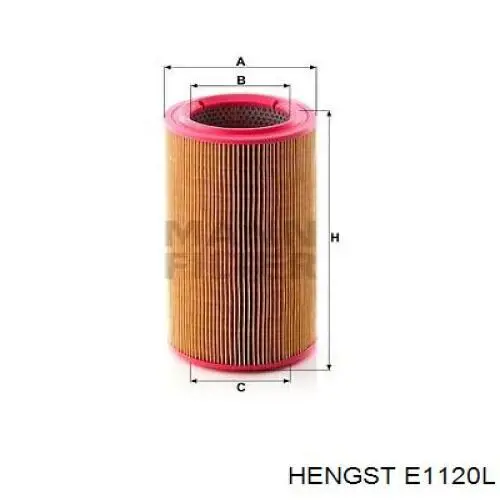 Элемент воздушного фильтра Hengst E1120L цена, от 10.20 USD