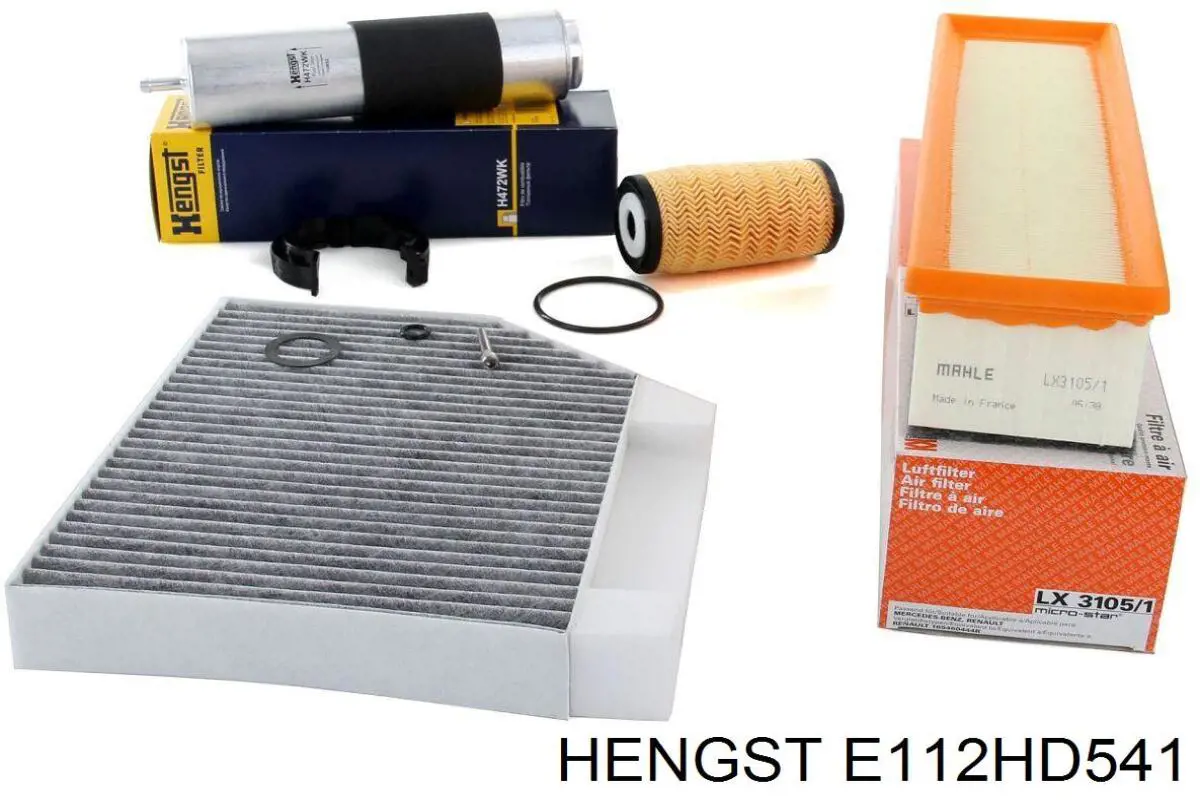 E112HD541 Hengst filtro de óleo