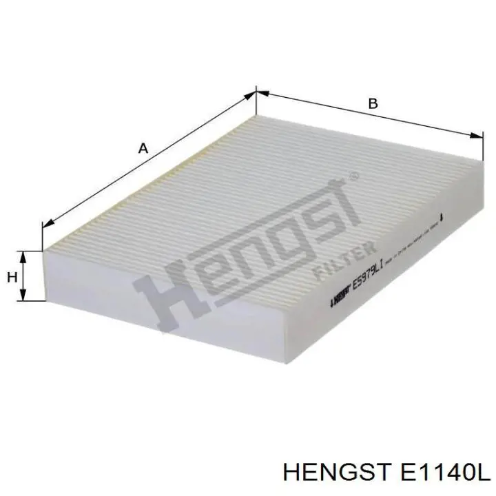 Купить E1140L Hengst Автомобильный фильтр воздуха