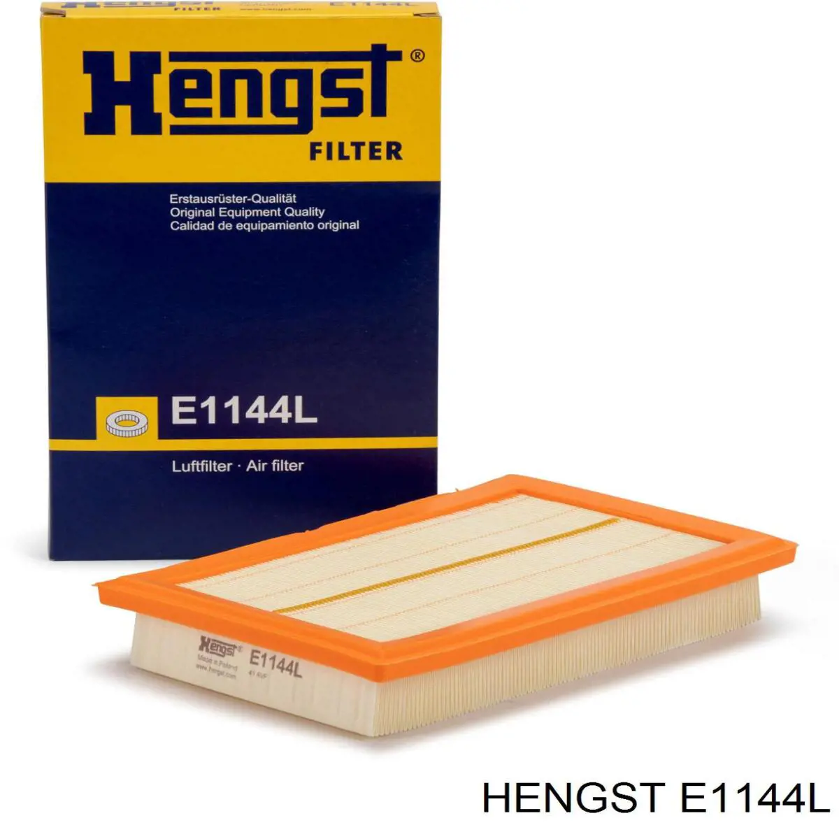 Воздушный фильтр E1144L Hengst