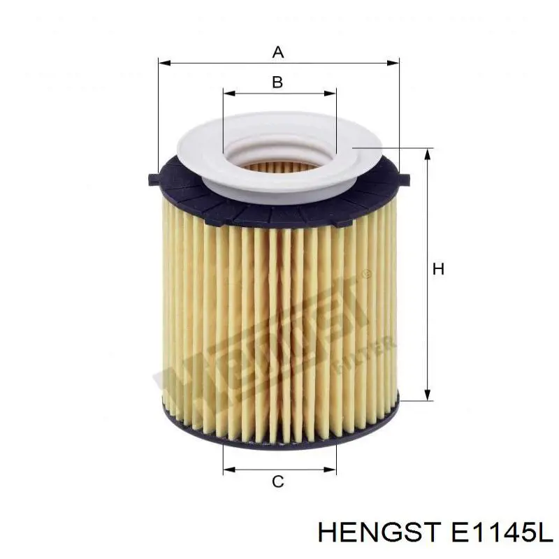 Элемент воздушного фильтра Hengst E1145L цена, от 25.81 USD