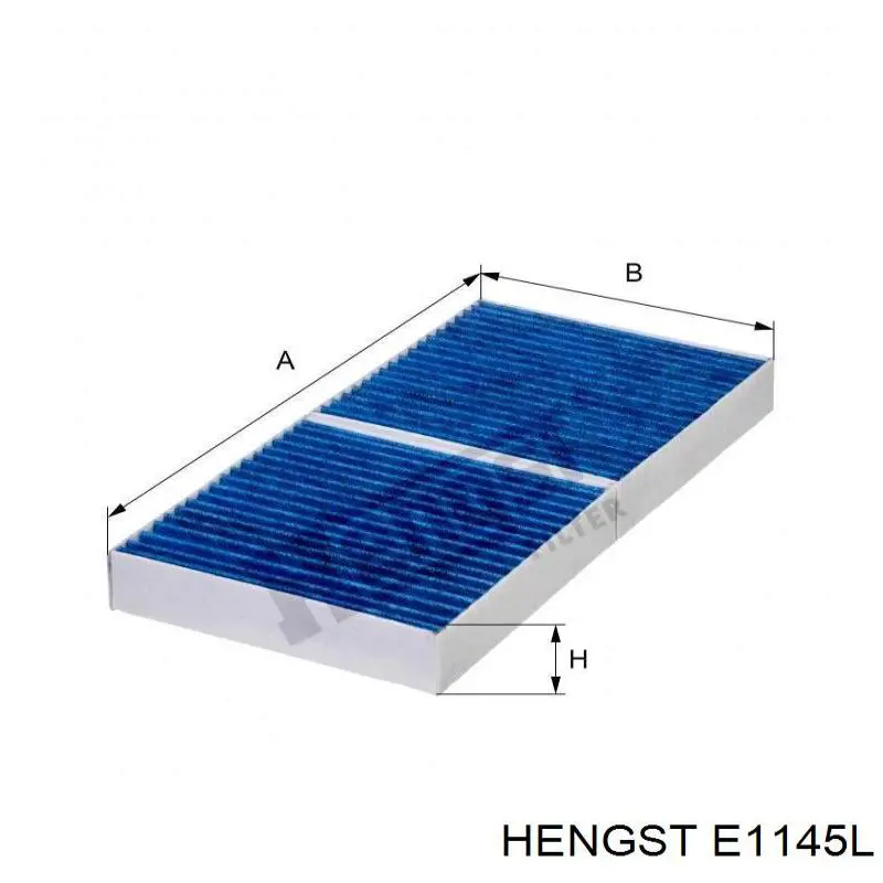 Воздушный фильтр E1145L Hengst