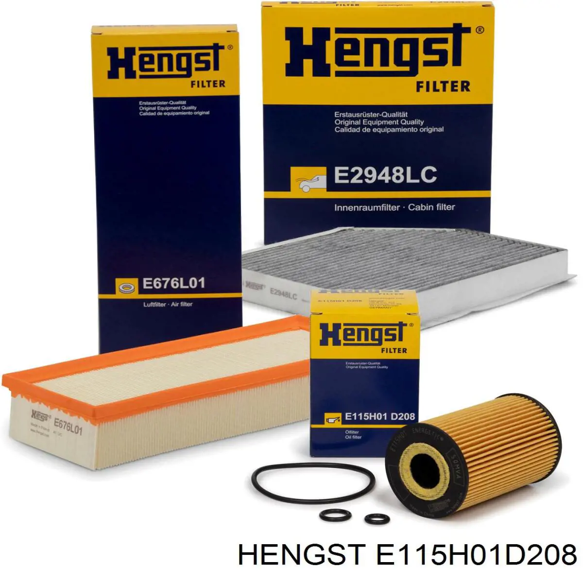 Масляный фильтр E115H01D208 Hengst