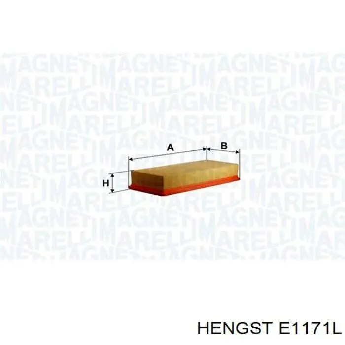 Воздушный фильтр E1171L Hengst
