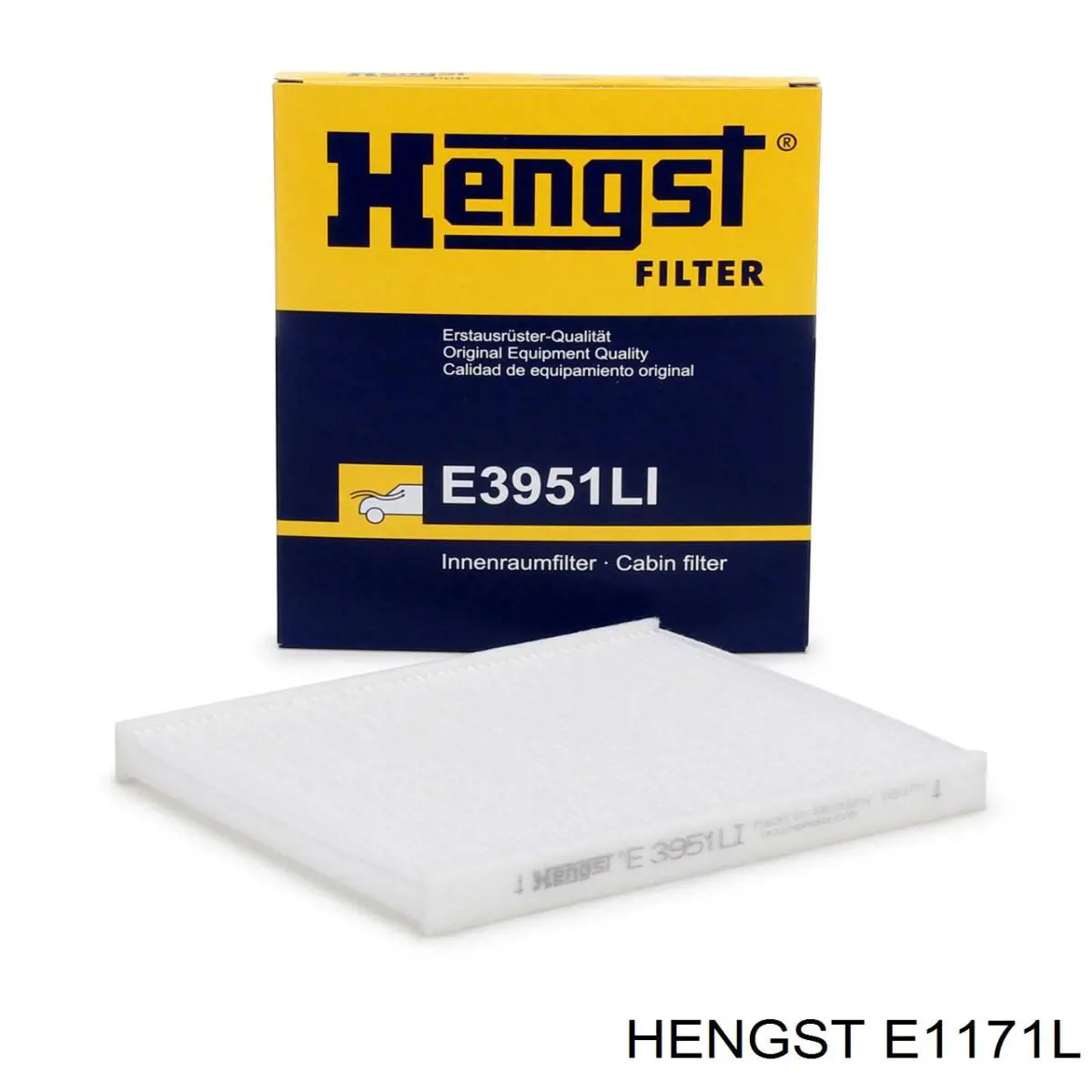E1171L Hengst Воздушный фильтр двигателя