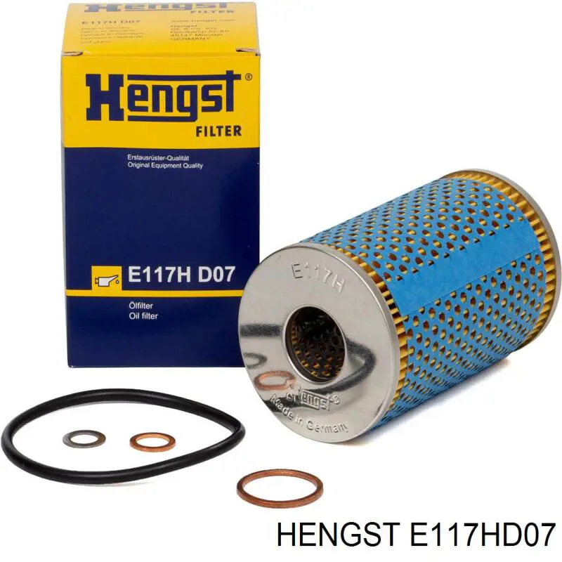 Filtro de aceite E117HD07 Hengst