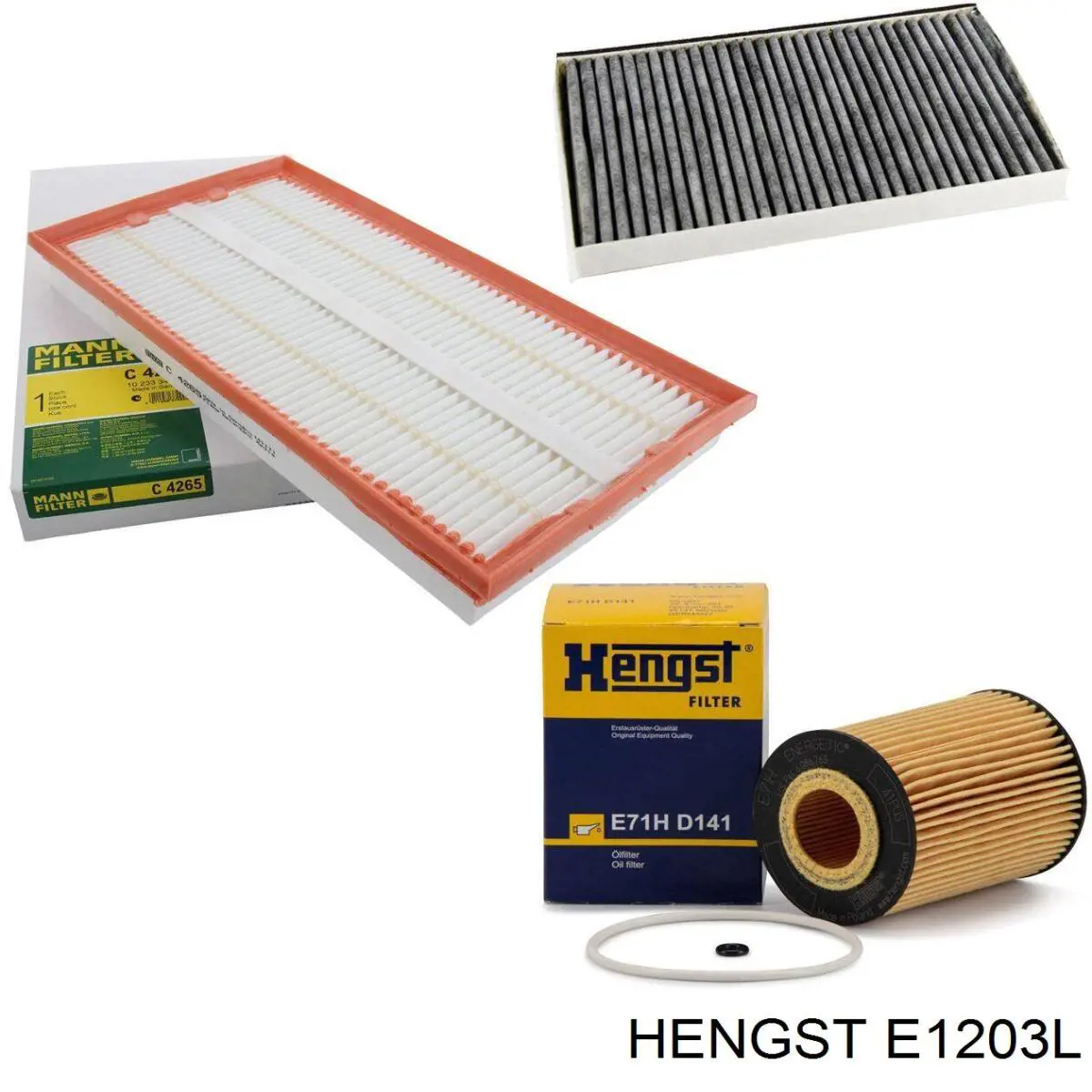 E1203L Hengst Воздушный фильтр двигателя