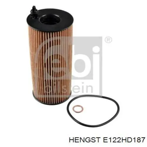 E122HD187 Hengst Масляный фильтр двигателя