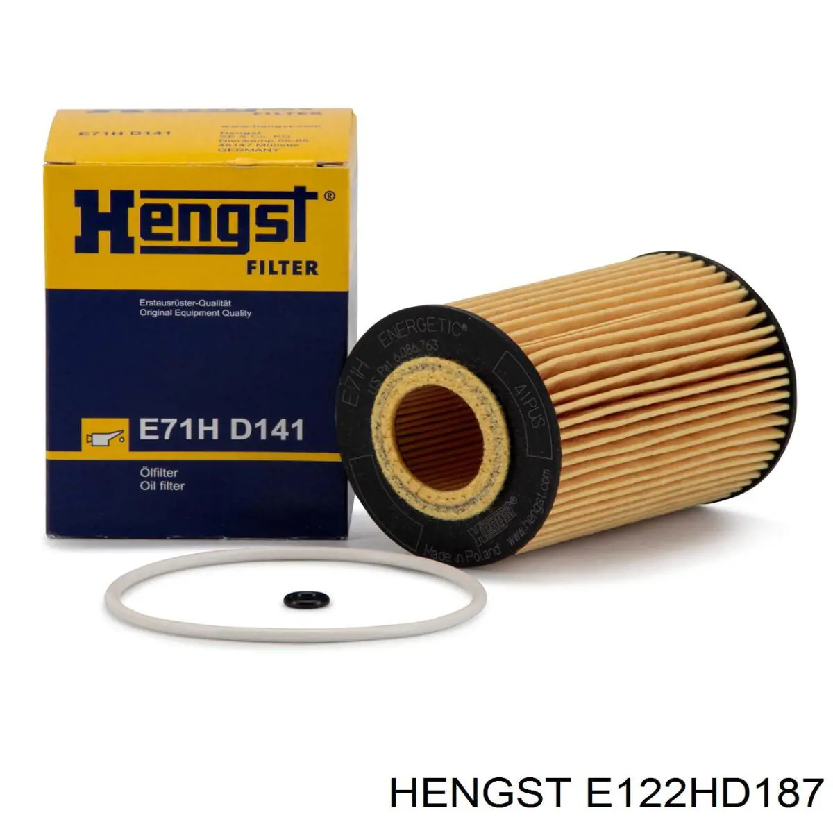 Фильтр очистки масла центробежный Hengst E122HD187 цена, от 10.49 USD