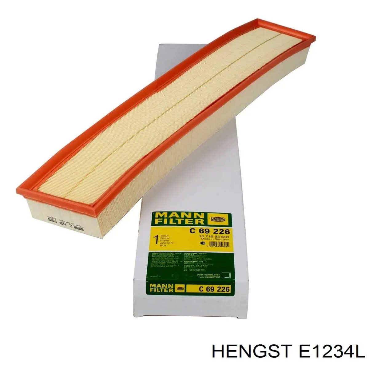 Фильтр воздушный Hengst E1234L