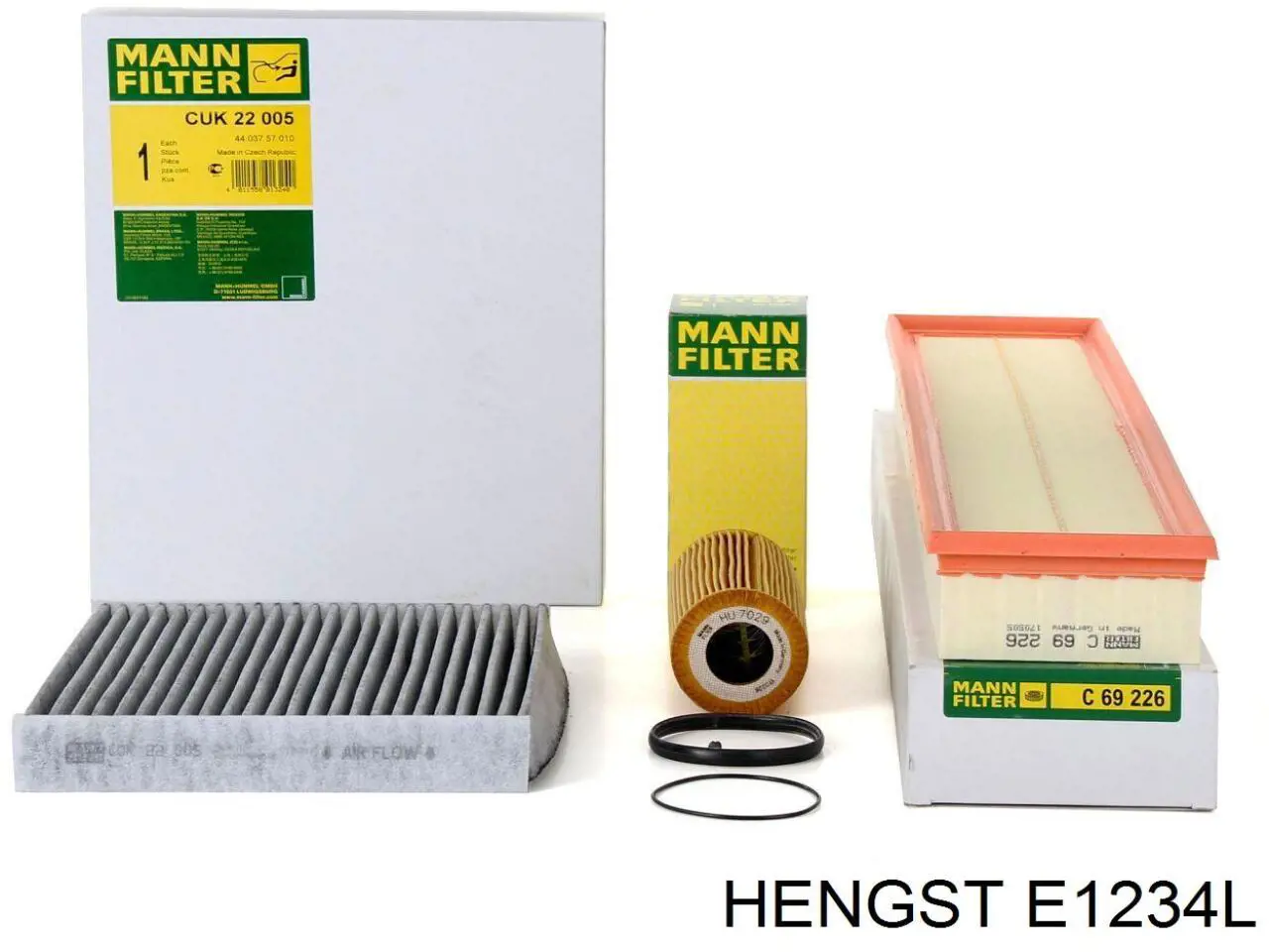 E1234L Hengst Воздушный фильтр двигателя