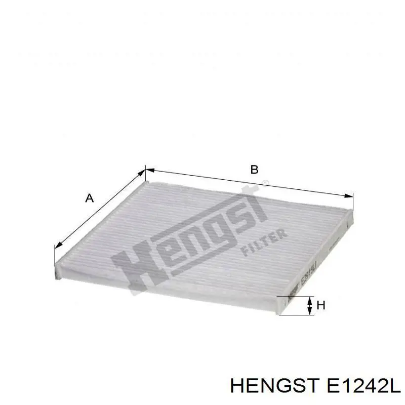 Фильтр воздушный Hengst E1242L