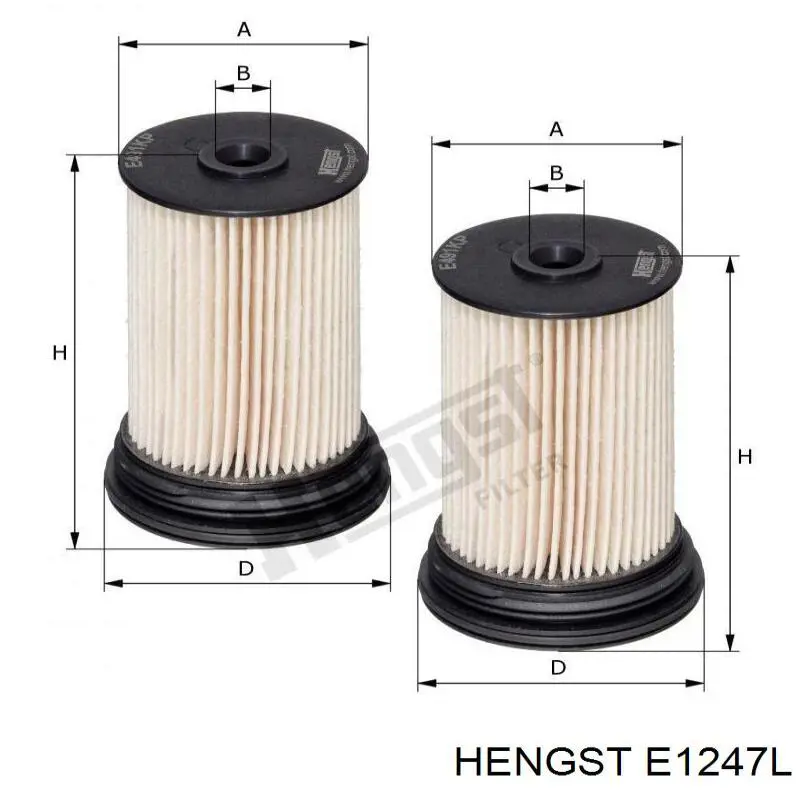 Фильтр воздушный Hengst E1247L