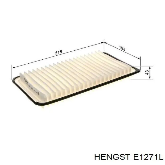 Фильтр воздушный Hengst E1271L