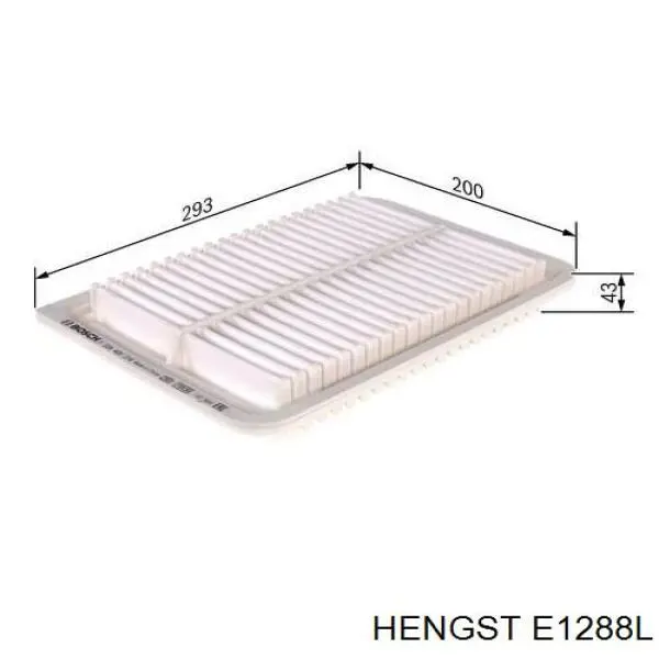 E1288L Hengst Воздушный фильтр двигателя