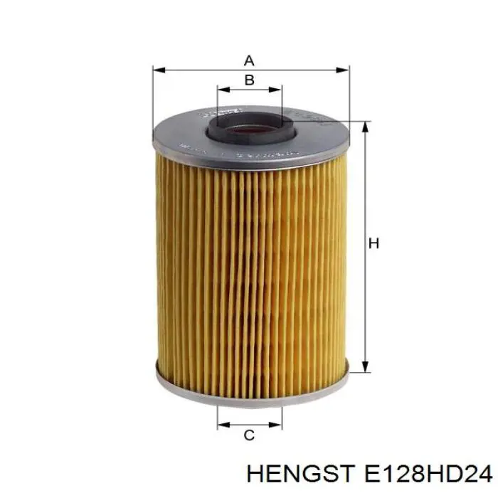 Масляный фильтр E128HD24 Hengst