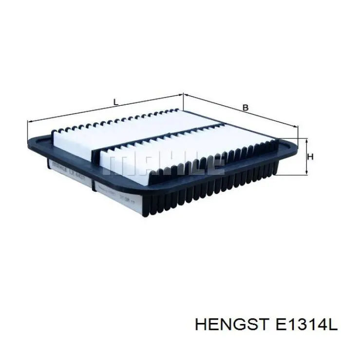 Filtro de aire E1314L Hengst