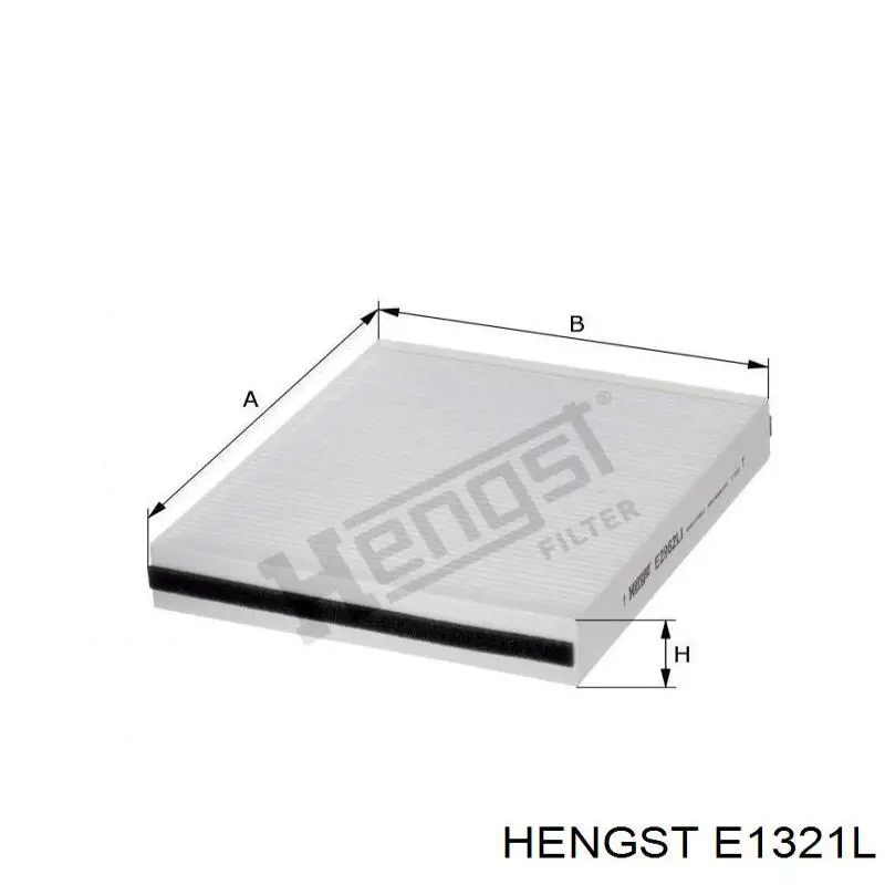 Воздушный фильтр E1321L Hengst