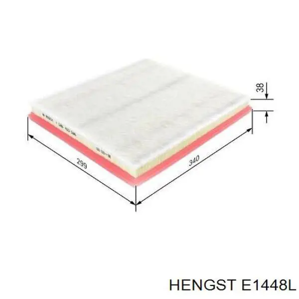 Элемент воздушного фильтра Hengst E1448L цена, от 12.78 USD