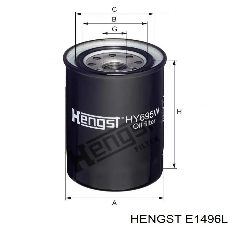 Фильтр воздушный Hengst E1496L