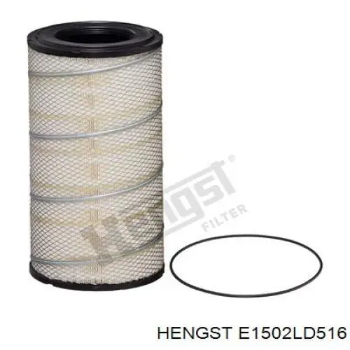 E1502L D516 Hengst filtro de ar