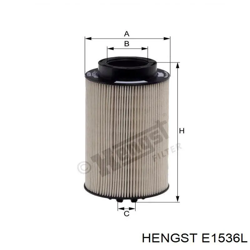 Воздушный фильтр E1536L Hengst