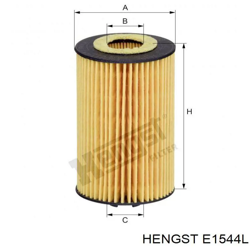 Воздушный фильтр E1544L Hengst