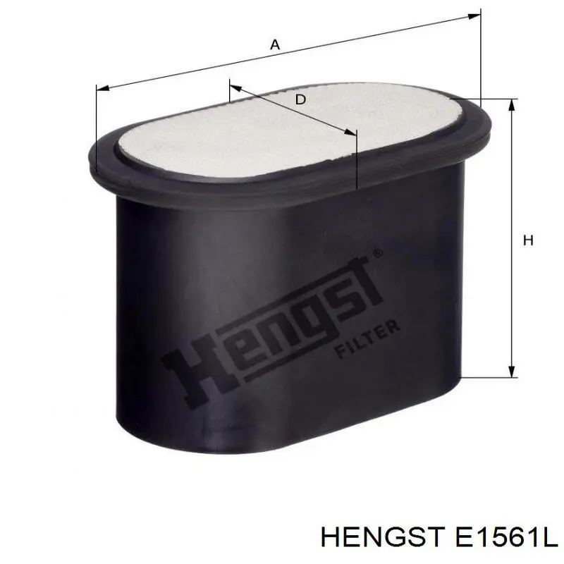 Воздушный фильтр E1561L Hengst