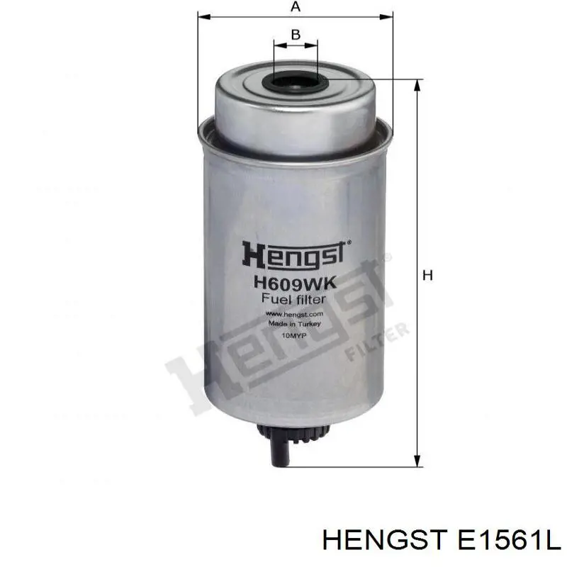 Воздушный фильтр E1561L Hengst