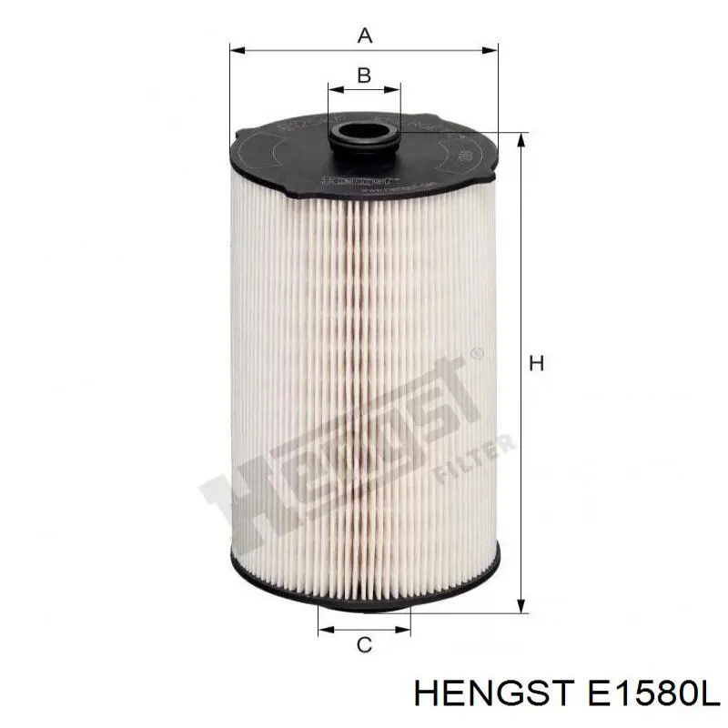E1580L Hengst Воздушный фильтр двигателя