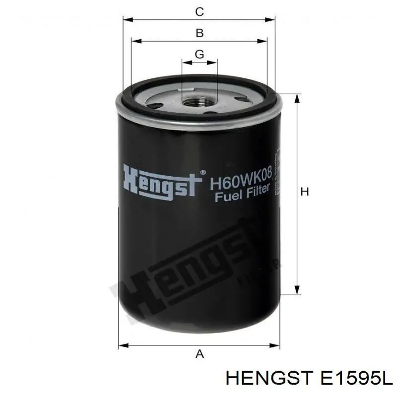 Фильтр воздушный Hengst E1595L