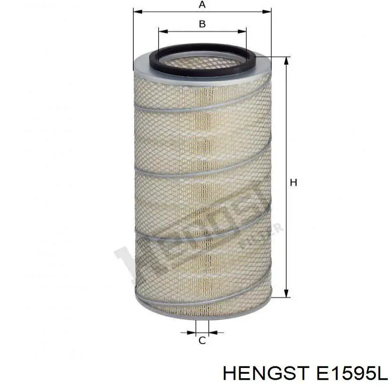 Воздушный фильтр E1595L Hengst