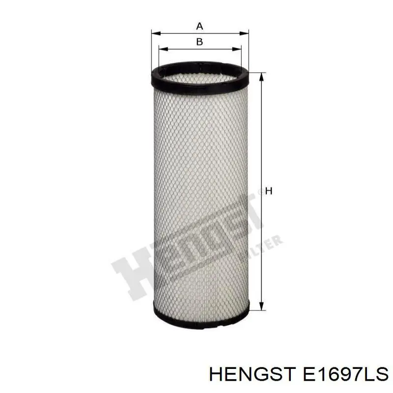Фильтр воздушный насоса подачи вторичного воздуха Hengst E1697LS