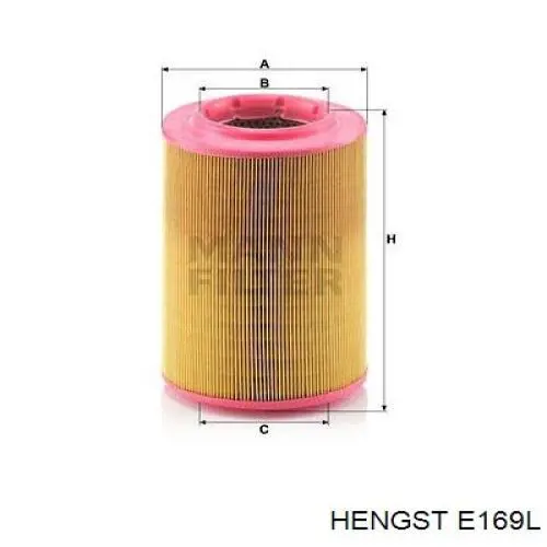 Элемент воздушного фильтра Hengst E169L цена, от 11.17 USD