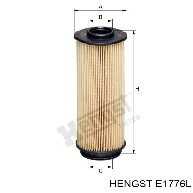 Воздушный фильтр E1776L Hengst